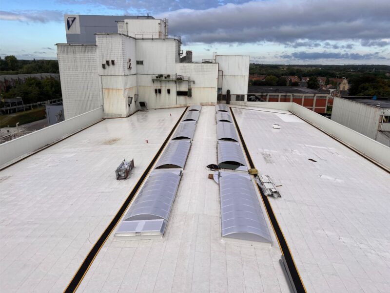 roof renovation tiense suiker plant by edibo
